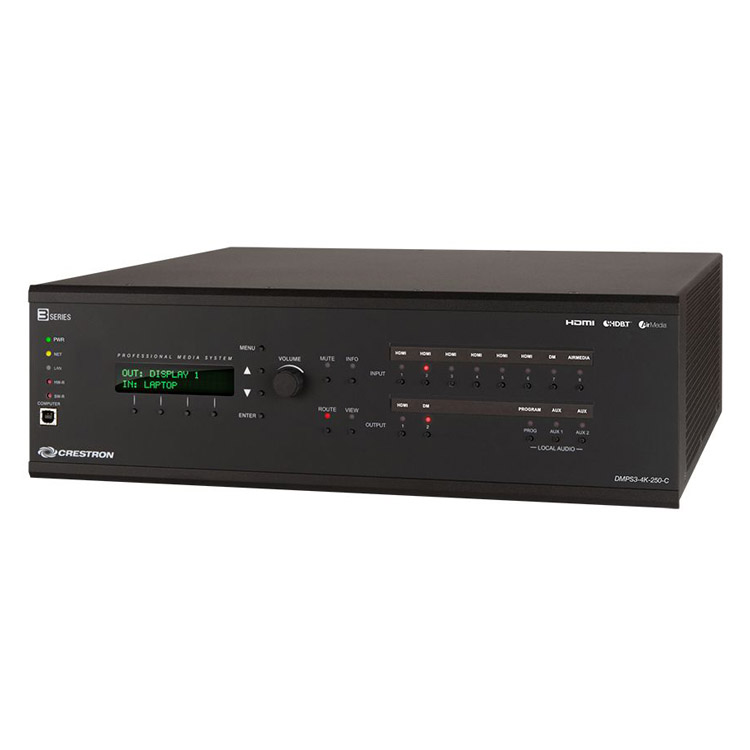 Crestron˼ DMPS3-4K-250-C ʾϵyʾС